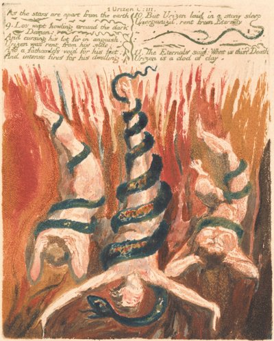 The First Book of Urizen, Plate 7 by William Blake